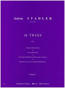 TRIO DI BASSETTO 18 TRIOS VOL 1