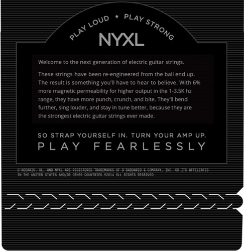 D'Addario Nickel Wound, Medium, 11-49 Electric Guitar Strings - NYXL1149 3-PACK