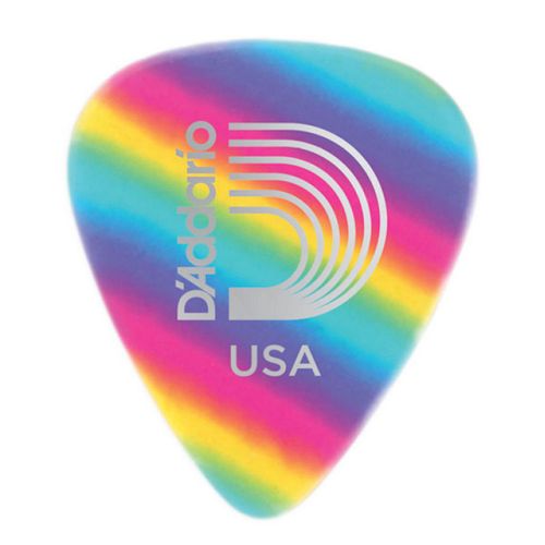 D'Addario Planet Waves Rainbow Celluloid Guitar Picks - 10 Pack
