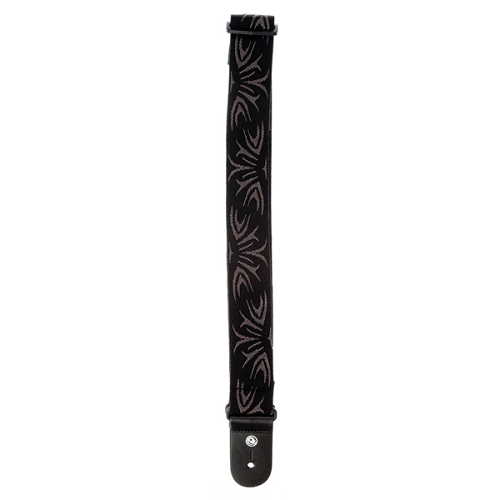 D'Addario Planet Waves BLACK/GREY Tattoo Woven Guitar Strap