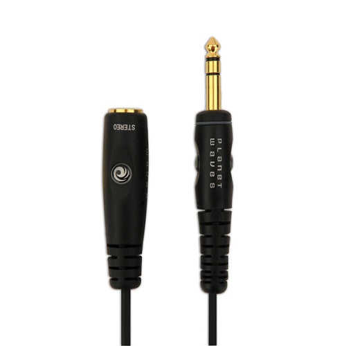 D'Addario Planet Waves Headphone Extension Cable, 1/4 Inch Female to 1/4 Inch MALE, 10 Feet