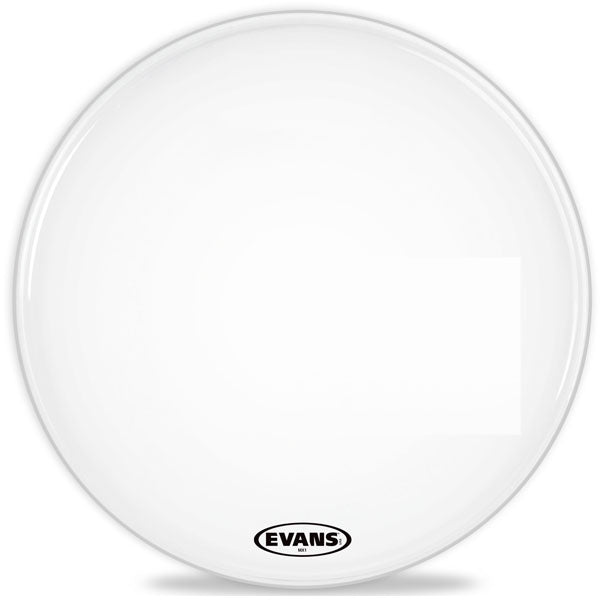 Evans White Marching Bass Drum Head - 32 MX1