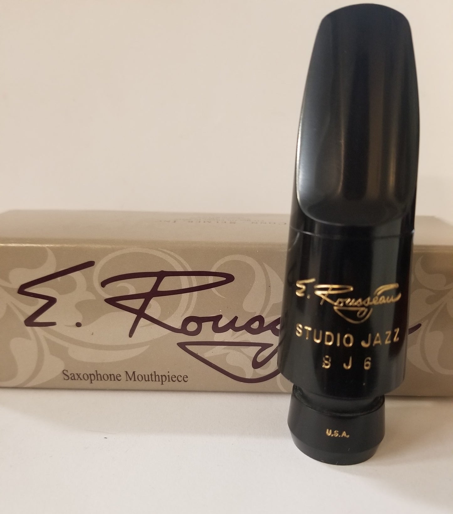 Original E. Rousseau Studio Jazz Tenor Sax Hard Rubber Mouthpiece DISCONTINUED