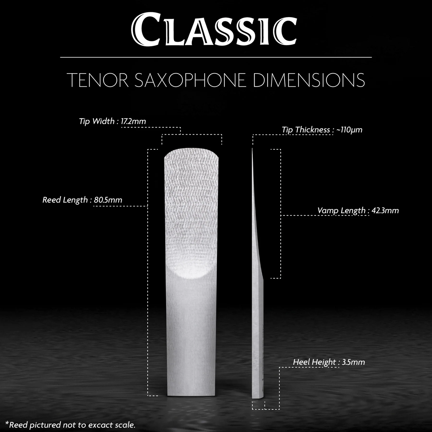 Legere Classic Tenor Saxophone Reed - 1 Synthetic Reed