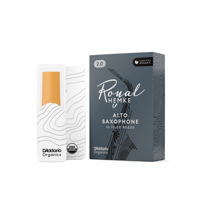 Royal Hemke Organic Alto Saxophone Reeds Strength 2.0 10-Pack