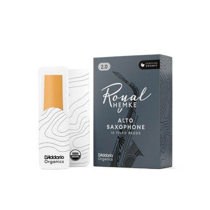 Royal Hemke Organic Alto Saxophone Reeds Strength 2.0 10-Pack