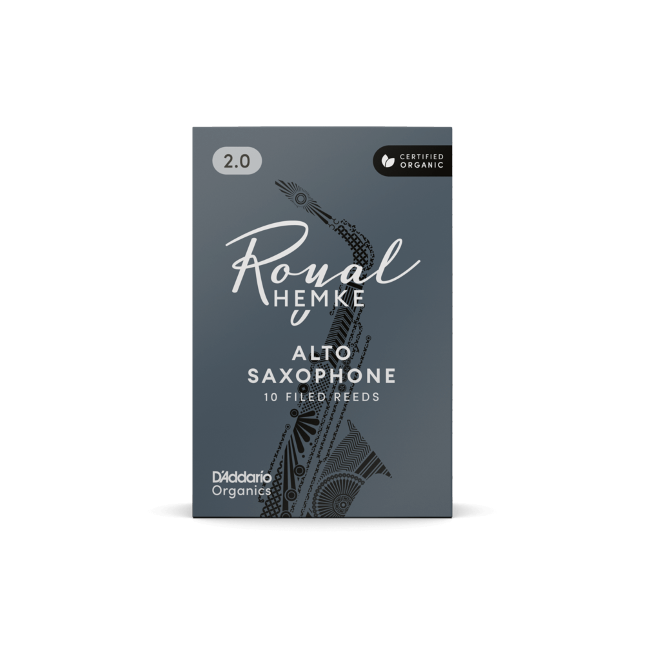 Royal Hemke Organic Alto Saxophone Reeds Strength 2.0 10-Pack