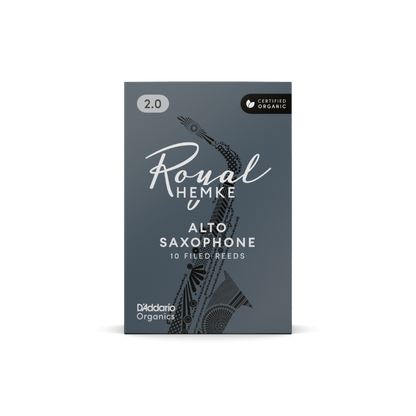 Royal Hemke Organic Alto Saxophone Reeds Strength 2.0 10-Pack