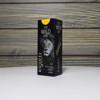 Rigotti The Wild One Baritone Sax Unfiled Reeds 5-Pack, 4.0