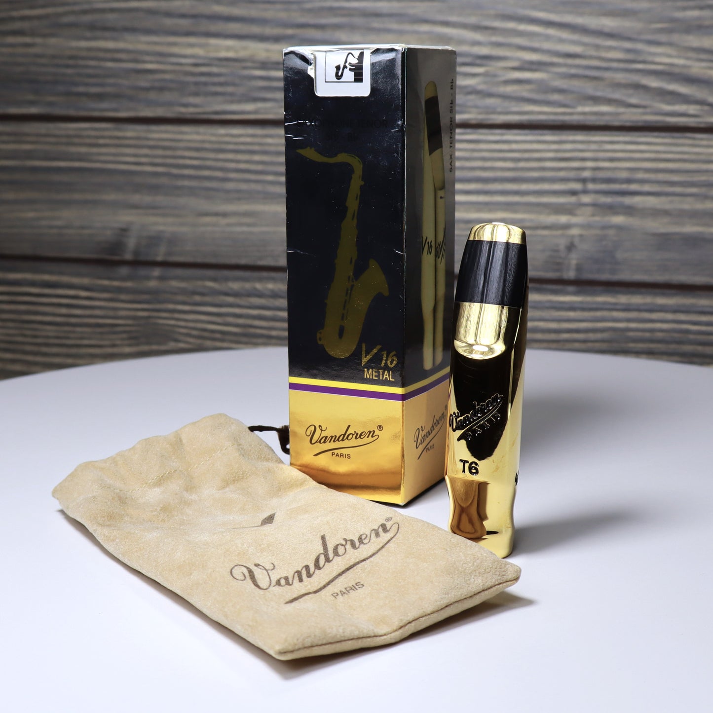 Vandoren V16 Metal Tenor Saxophone Mouthpiece T6 - Large Chamber B-STOCK