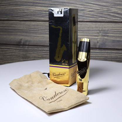 Vandoren V16 Metal Tenor Saxophone Mouthpiece T6 - Large Chamber B-STOCK