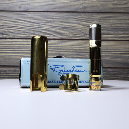 Rousseau Metal Tenor Sax Gold Plated 7 Mouthpiece B-STOCK