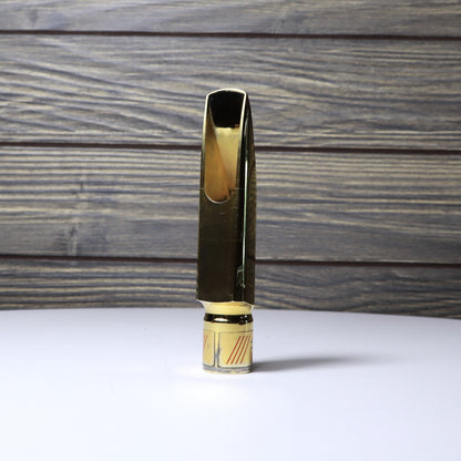 Rousseau Metal Tenor Sax Gold Plated 7 Mouthpiece B-STOCK