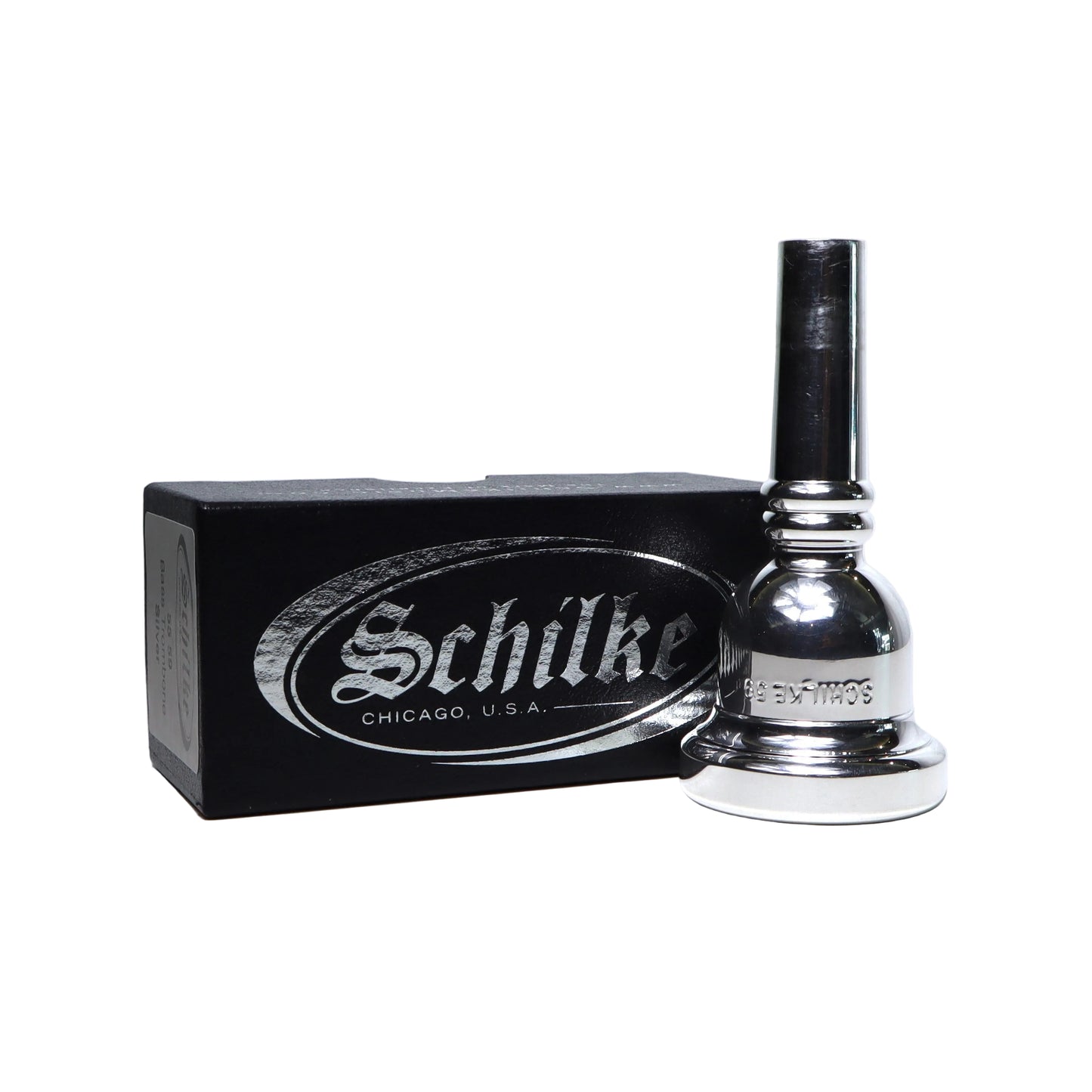 Schilke Large Shank 59 Silver Bass Trombone Mouthpiece - B-STOCK