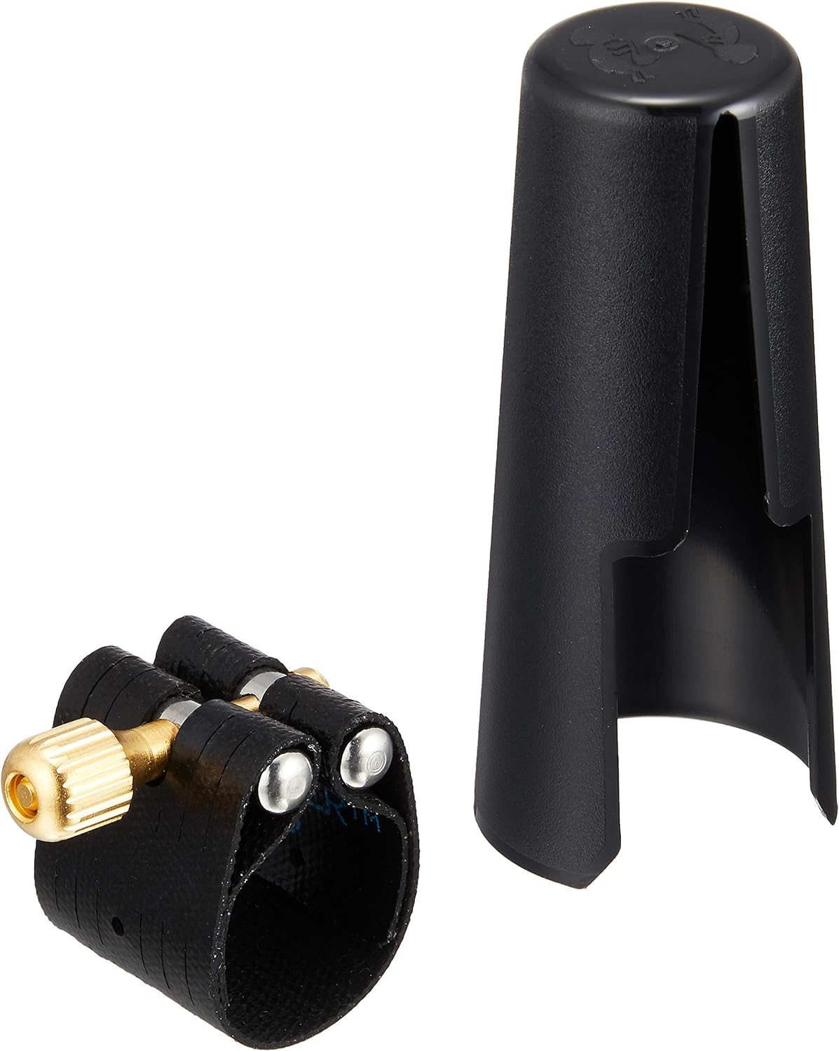 Rovner Dark or Light Soprano Sax Ligature & Cap for Hard Rubber Mouthpieces 1RVS, 1RXS, L-1RVS (L3)