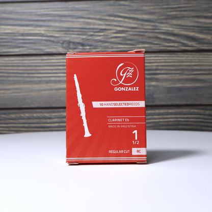 Gonzalez Regular Cut Bb Clarinet Reeds - 10 Per Box Strength 1.5 B-STOCK