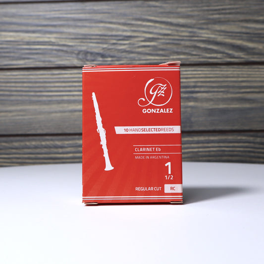 Gonzalez Regular Cut Bb Clarinet Reeds - 10 Per Box Strength 1.5 B-STOCK
