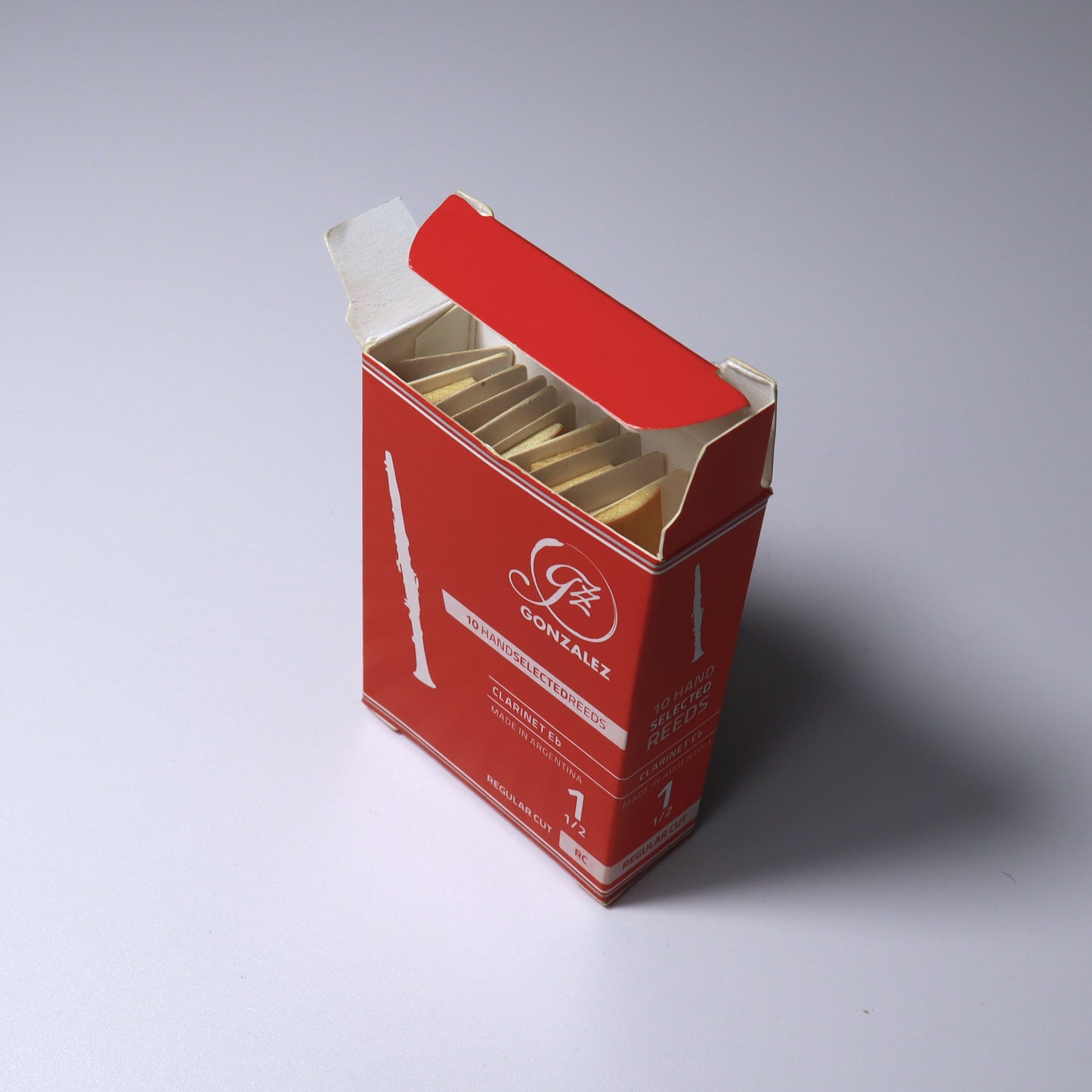 Gonzalez Regular Cut Bb Clarinet Reeds - 10 Per Box Strength 1.5 B-STOCK
