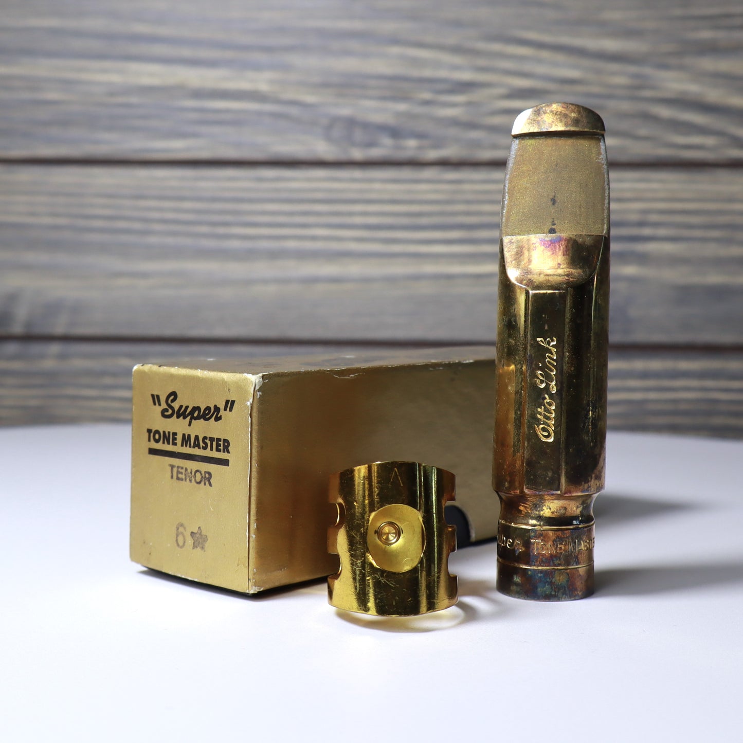 Otto Link Gold Plated Tenor Sax Mouthpiece 6* - B-STOCK