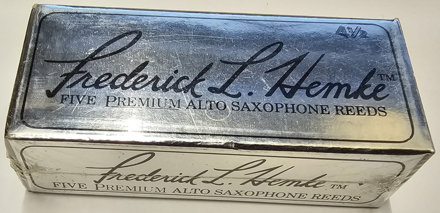 Frederick L. Hemke Alto Saxophone Reeds Filed - 5 Per Box DISCONTINUED