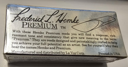 Frederick L. Hemke Soprano Saxophone Reeds Filed - 5 Per Box DISCONTINUED