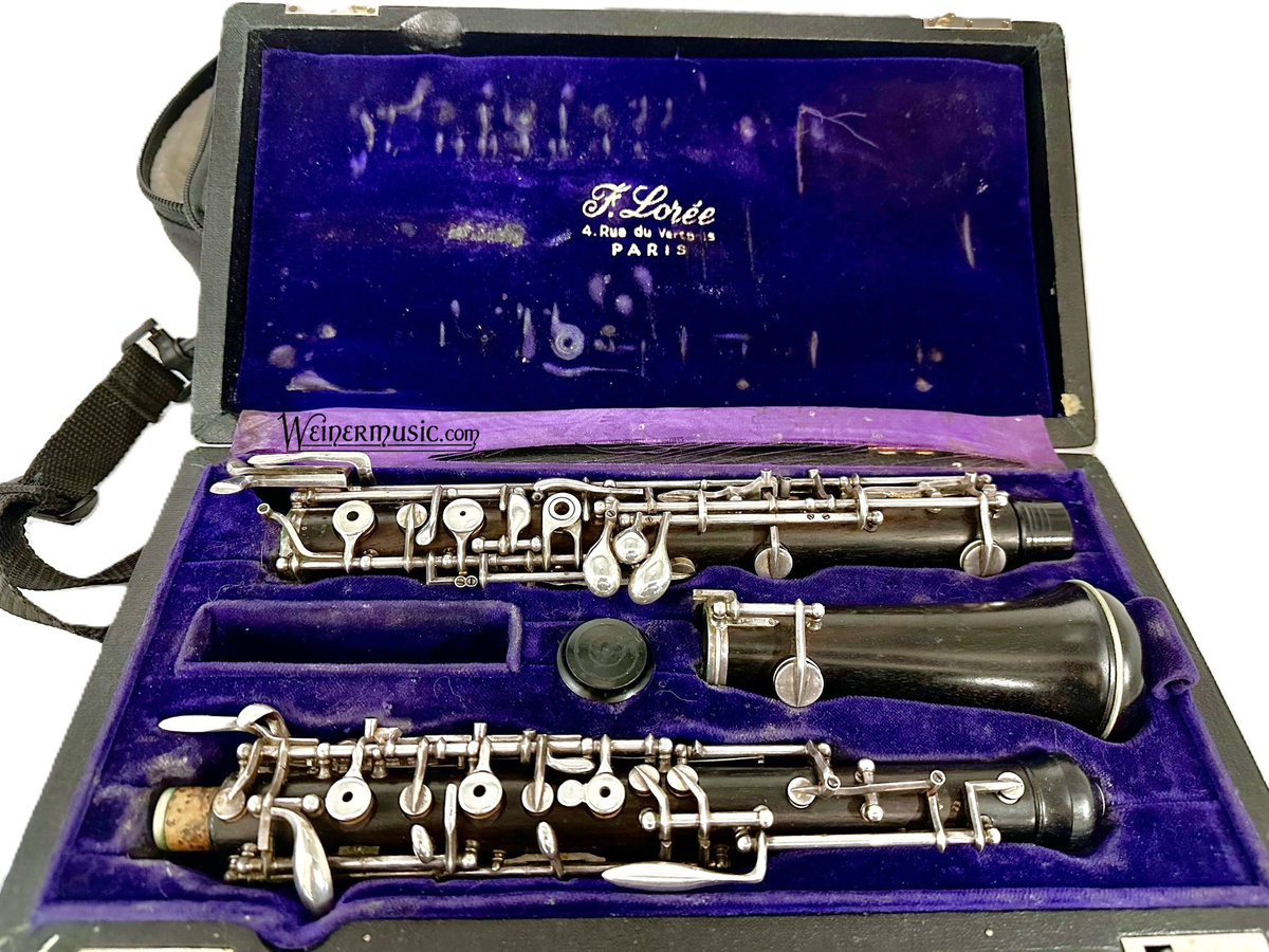 Used F. Loree Professional Oboe Model with Cavallaro Case Cover