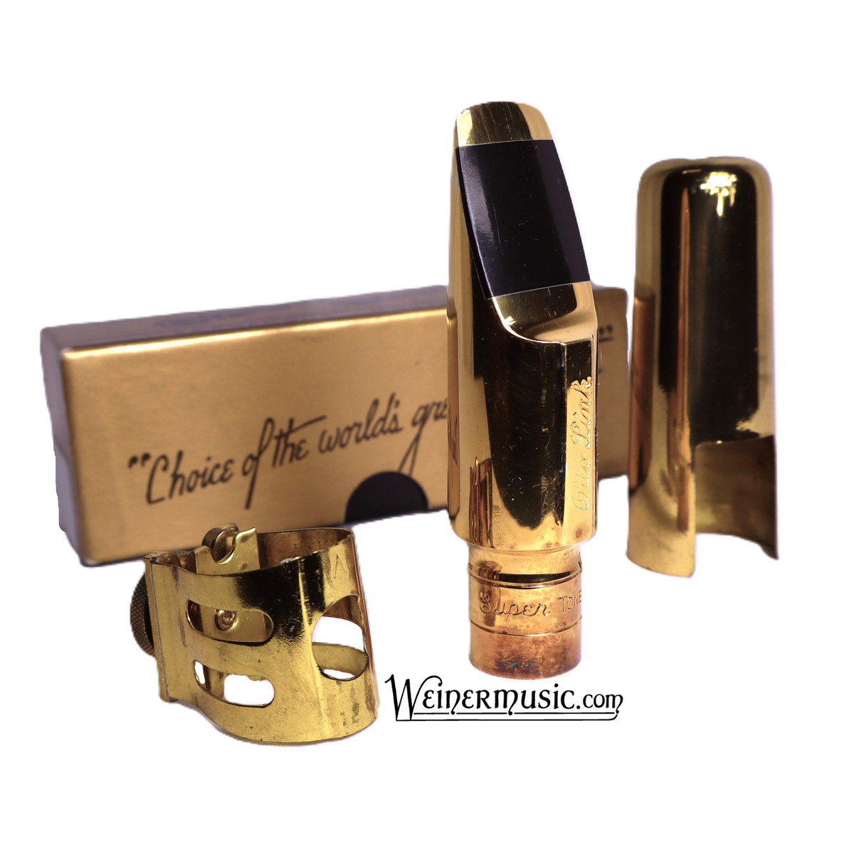 Otto Link Gold Plated Alto Sax Mouthpiece 6 B-STOCK