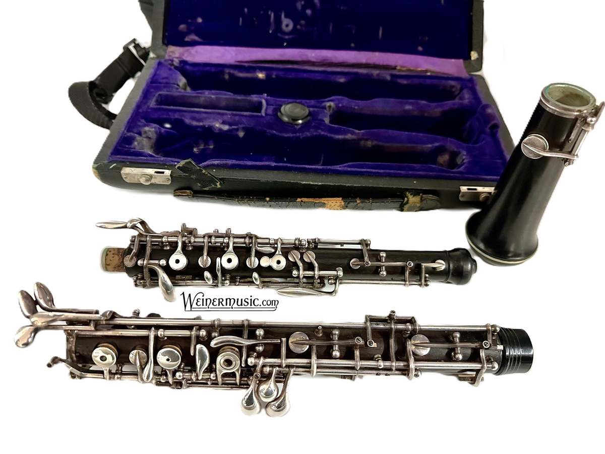 Used F. Loree Professional Oboe Model with Cavallaro Case Cover