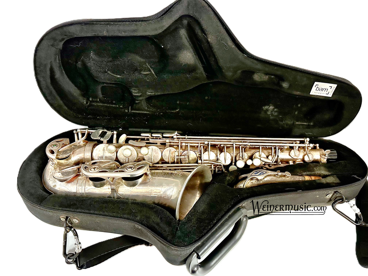 Used Selmer Paris Series II Alto Saxophone with Silver Plated Finish