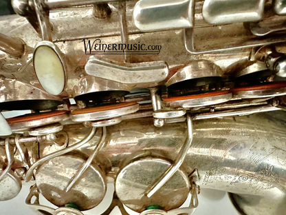 Used Selmer Paris Series II Alto Saxophone with Silver Plated Finish