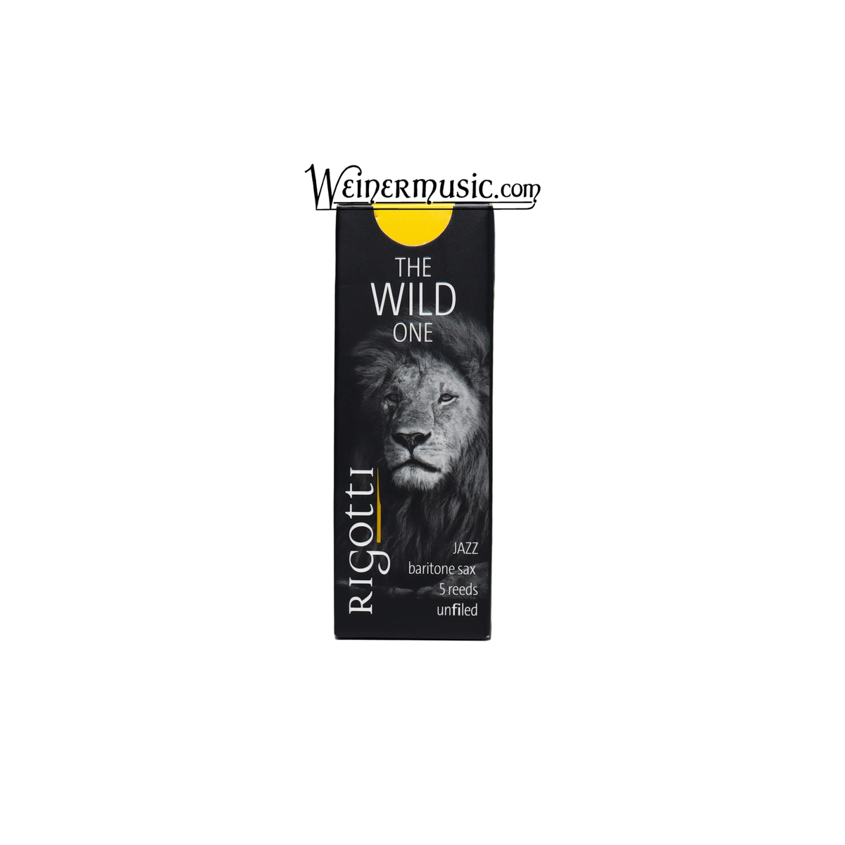 Rigotti The Wild One Baritone Sax Unfiled Reeds 5-Pack, 2.0