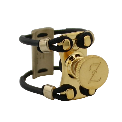 Zac ZL-3104NX New Gold Metal Ligature X-Grip - For Bb Clarinet Mouthpiece, Medium Size