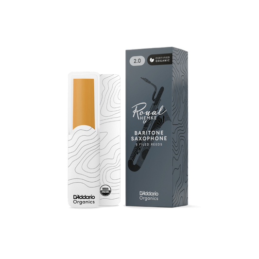 Royal Hemke Organic Baritone Saxophone Reeds Strength 3.0 5-Pack