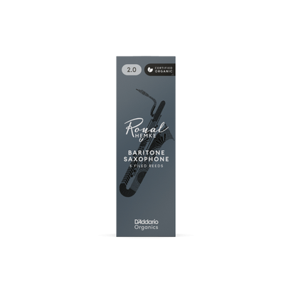 Royal Hemke Organic Baritone Saxophone Reeds Strength 2.0 5-Pack