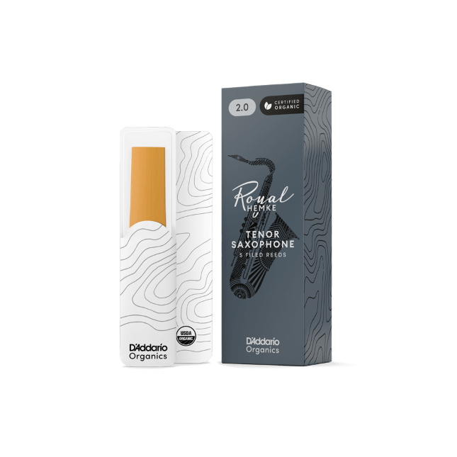 Royal Hemke Organic Tenor Saxophone Reeds Strength 2.0 5-Pack