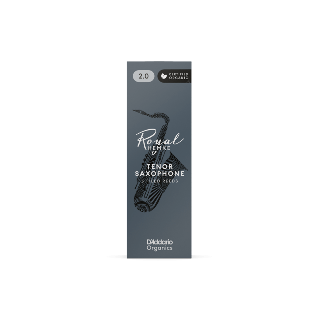 Royal Hemke Organic Tenor Saxophone Reeds Strength 2.0 5-Pack