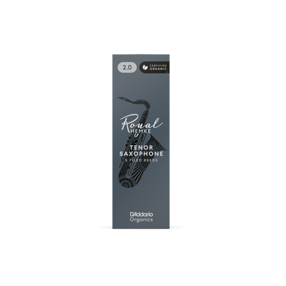 Royal Hemke Organic Tenor Saxophone Reeds Strength 2.0 5-Pack