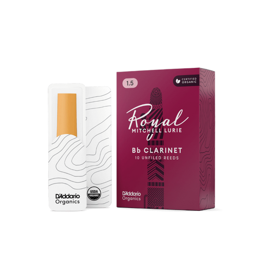 Royal Mitchell Lurie Organic Bb Clarinet Reeds Strength 5.0 10-Pack