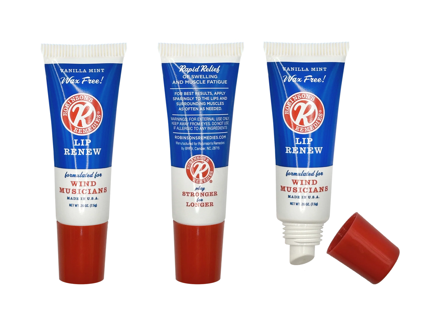 Robinson's Remedies Lip Renew Cream, 7.5ml Squeeze Tube