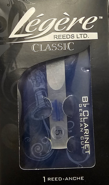 Legere Classic German Clarinet Reeds - Original Packaging