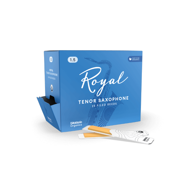 Royal by D'Addario Tenor Saxophone Reeds - 25-Count Single Reeds