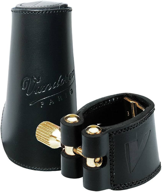 Vandoren Baritone Saxophone Ligature & Cap Leather - LC29L