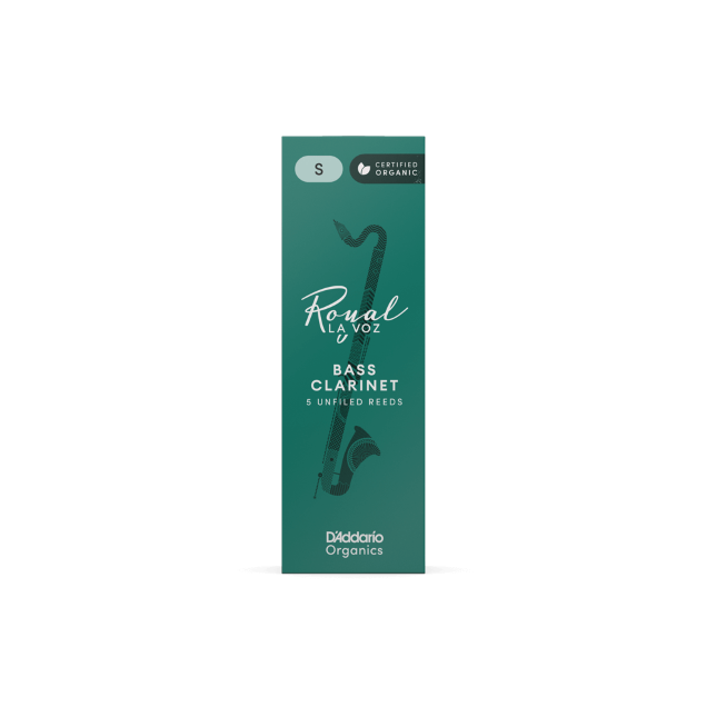 Royal La Voz Organic Bass Clarinet Reeds Medium Soft 5-Pack