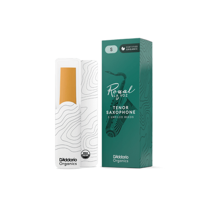 Royal La Voz Organic Tenor Saxophone Reeds Medium 5-Pack
