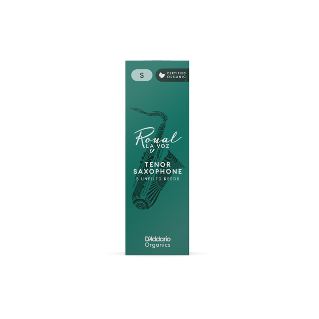Royal La Voz Organic Tenor Saxophone Reeds Medium 5-Pack