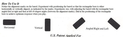 Rovner Rectangular Bore Clarinet Barrel