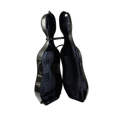 Bam Black Cello Newtech Case with Wheels - B Stock
