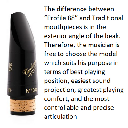 Vandoren Profile 88 Bb Clarinet 13 Series Mouthpiece Unboxed