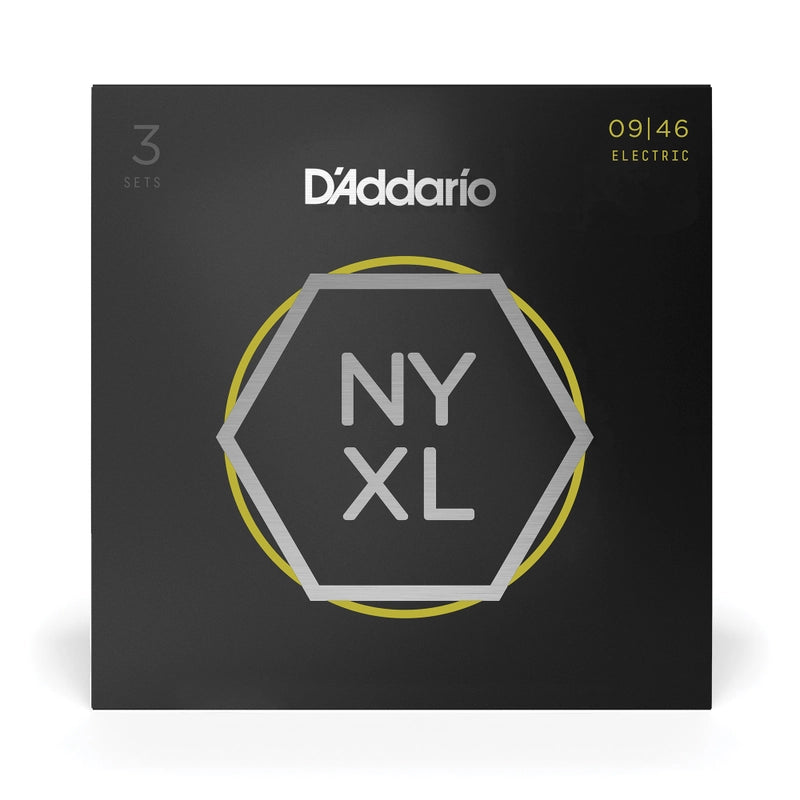D'Addario  Nickel Wound, Super Light Top , Regular Bottom, 09-46 Electric Guitar Strings