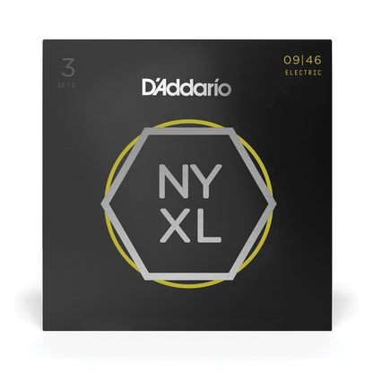 D'Addario  Nickel Wound, Super Light Top , Regular Bottom, 09-46 Electric Guitar Strings